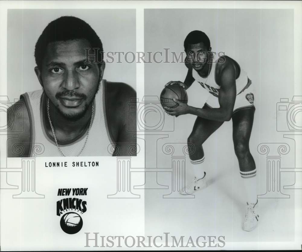 1979 Press Photo New York Knicks basketball player Lonnie Shelton - nos35260- Historic Images