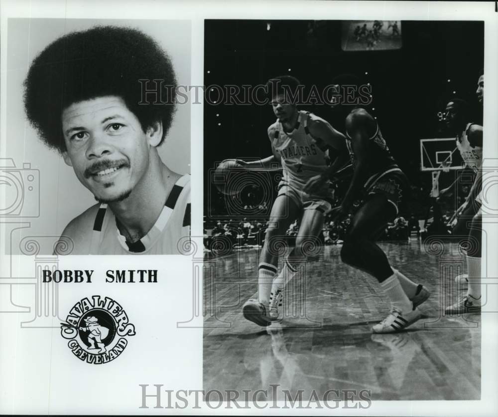 1977 Press Photo Cleveland Cavaliers basketball player Bobby Smith - nos35272- Historic Images