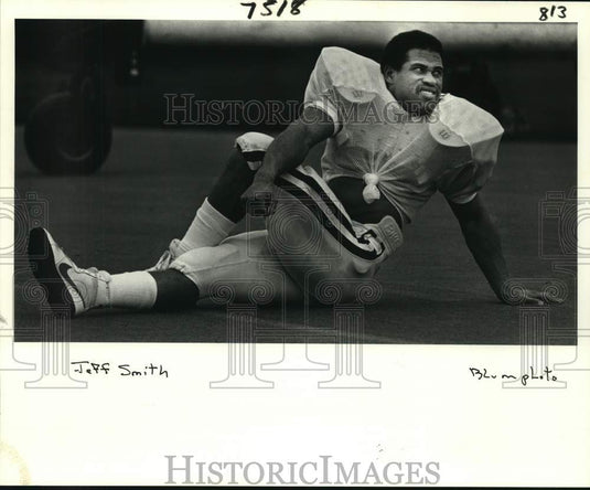 1984 Press Photo Nebraska's football player Jeff Smith - nos35296- Historic Images