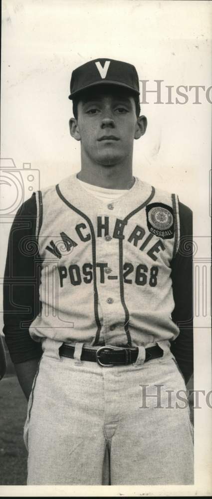 1968 Press Photo Chip Simon, top hitter of Vacherie Post #268 baseball team- Historic Images