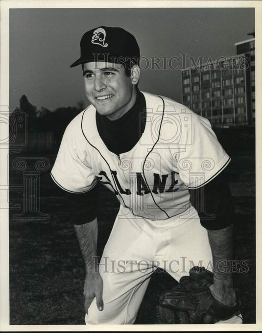 1969 Press Photo Tulane baseball player John Shay - nos35439- Historic Images