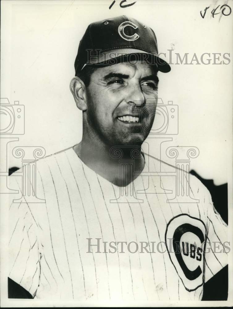 Press Photo Chicago Cubs baseball player Simmons - nos35468- Historic Images