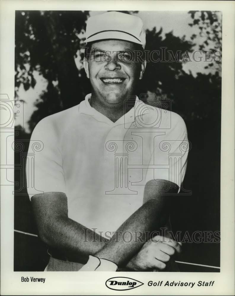 Press Photo Bob Verwey, Dunlop Golf Advisory Staff representative - nos35518- Historic Images