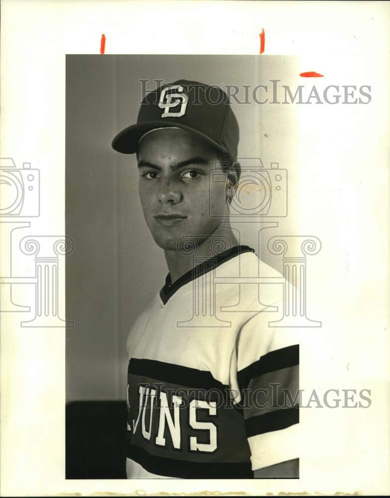 1987 Press Photo Steve Victory, Country Day&#39;s baseball pitcher. - nos35521- Historic Images