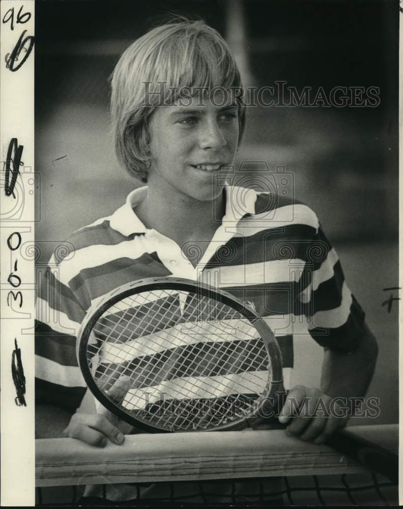 1977 Press Photo Tennis player Tim Siegel - nos35542- Historic Images