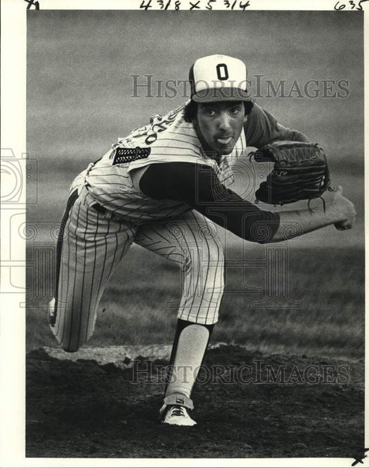 1980 Press Photo Drillers' baseball player Brian Shearman - nos35602- Historic Images