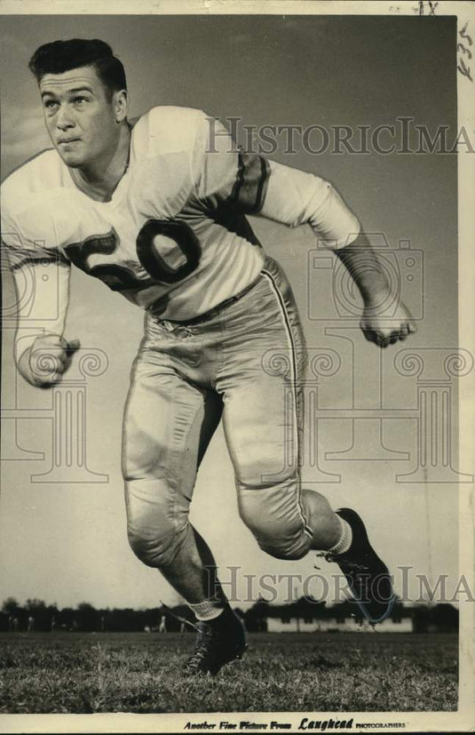 1967 Press Photo Louisiana State football center, Doug Skinner - nos35641- Historic Images
