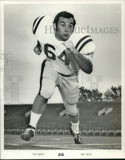 1973 Press Photo Tim Smith, Own Goal of Ole Miss - nos35683- Historic Images
