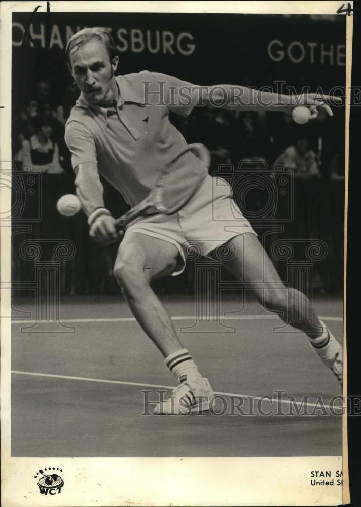 1974 Press Photo The United States tennis champion Stan Smith in competition.- Historic Images