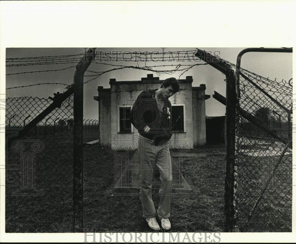 1983 Press Photo Louisiana State University Basketball Guard John Tudor- Historic Images