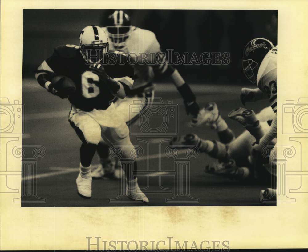 1990 Press Photo Tulane football during a game. - nos36413- Historic Images