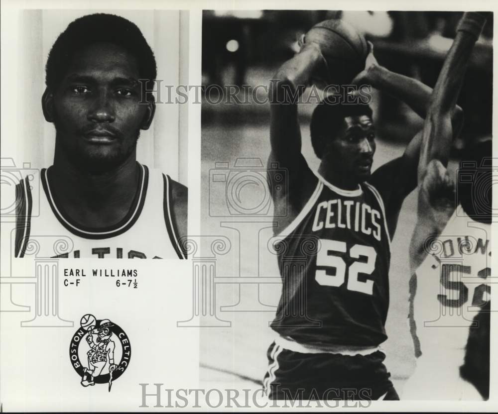 1979 Press Photo Boston Celtics&#39; basketball center Earl Williams, - nos36430- Historic Images