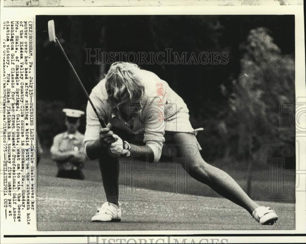 1973 Press Photo Carole Skala won the George Washington Golf Classic.- Historic Images