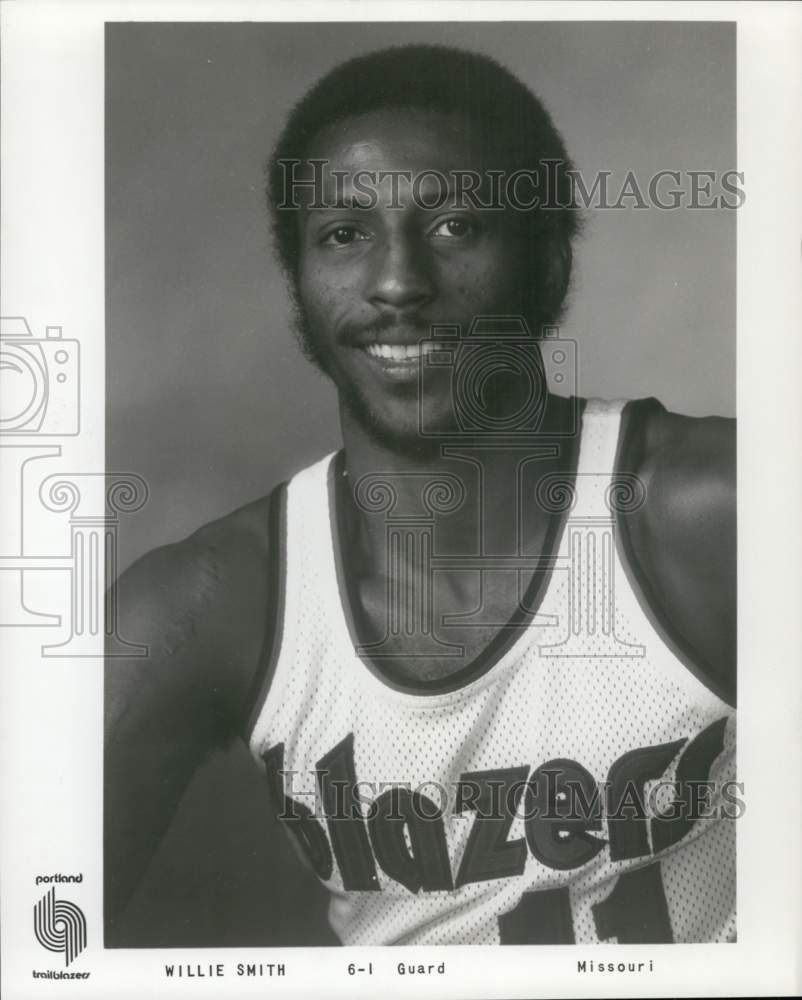 1979 Press Photo Portland Trailblazers Basketball Player Willie Smith- Historic Images