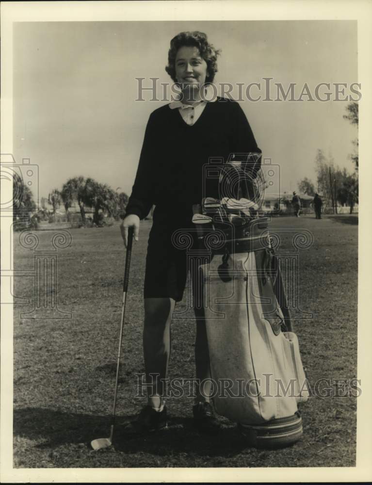 1968 Press Photo Professional Golfer Sandra Spuzich - nos36779- Historic Images