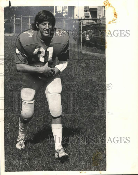 1971 Press Photo Football player Steve Staires. - nos36820- Historic Images