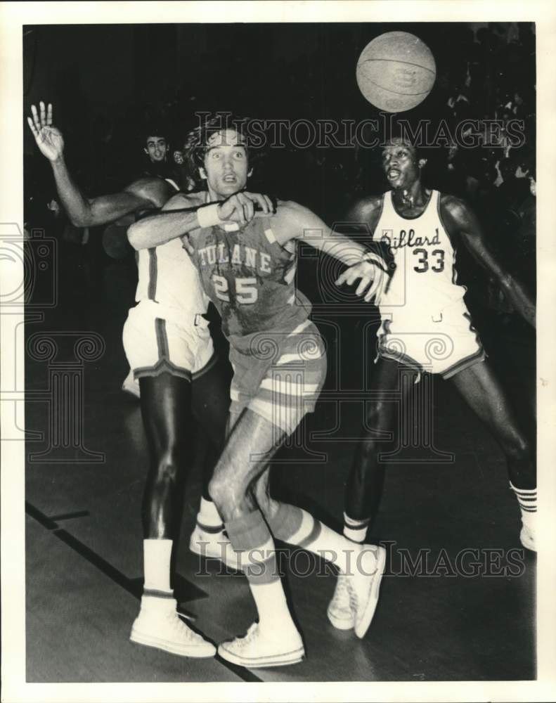 1974 Press Photo Tulane basketball player Luther Strange. - nos36881- Historic Images