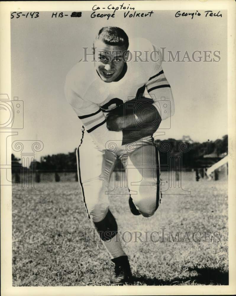 1967 Press Photo Georgia Tech Football Co-Captain, Halfback George Volkert- Historic Images