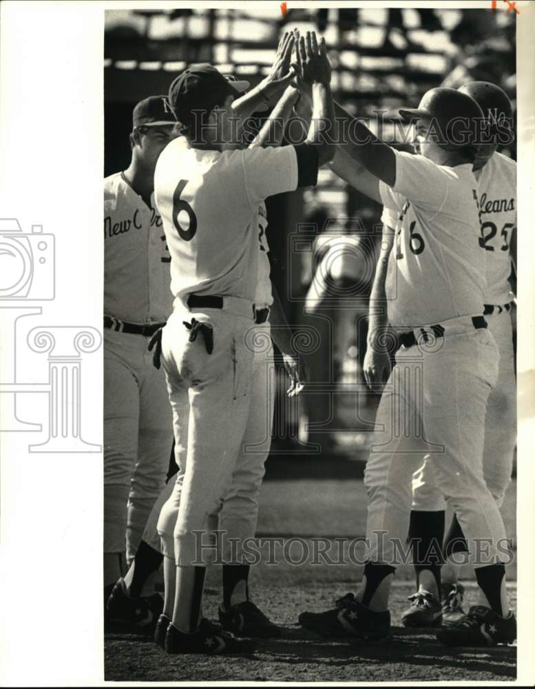 1987 Press Photo University of New Orleans Baseballer Brian Traxler Praised- Historic Images