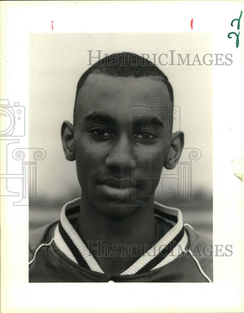 1989 Press Photo Cohen School Basketballer Duane Spencer is Leading Scorer- Historic Images