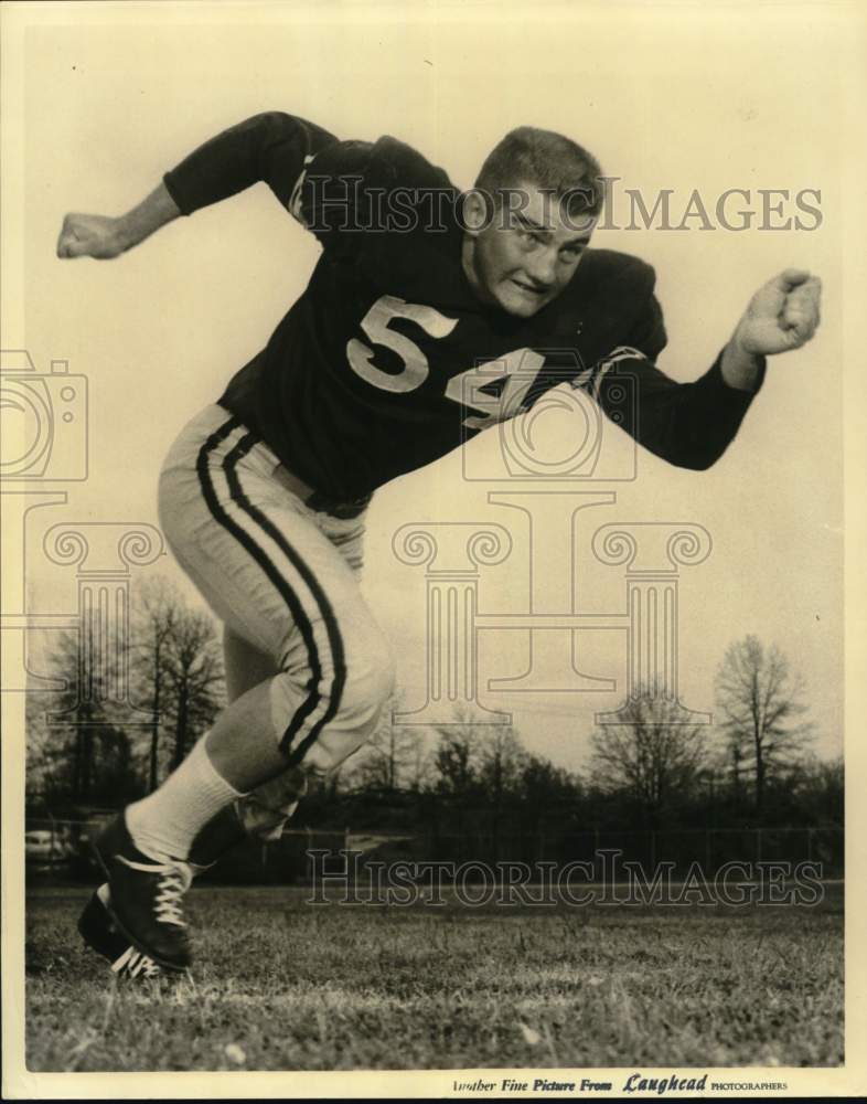 1967 Press Photo Jerry Stone, University of Mississippi football player- Historic Images