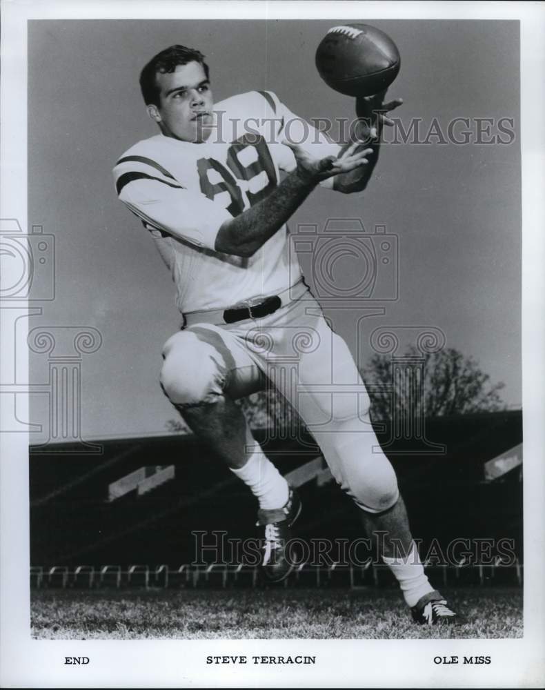 Press Photo Steve Terragin, Ole Miss Football Player- Historic Images