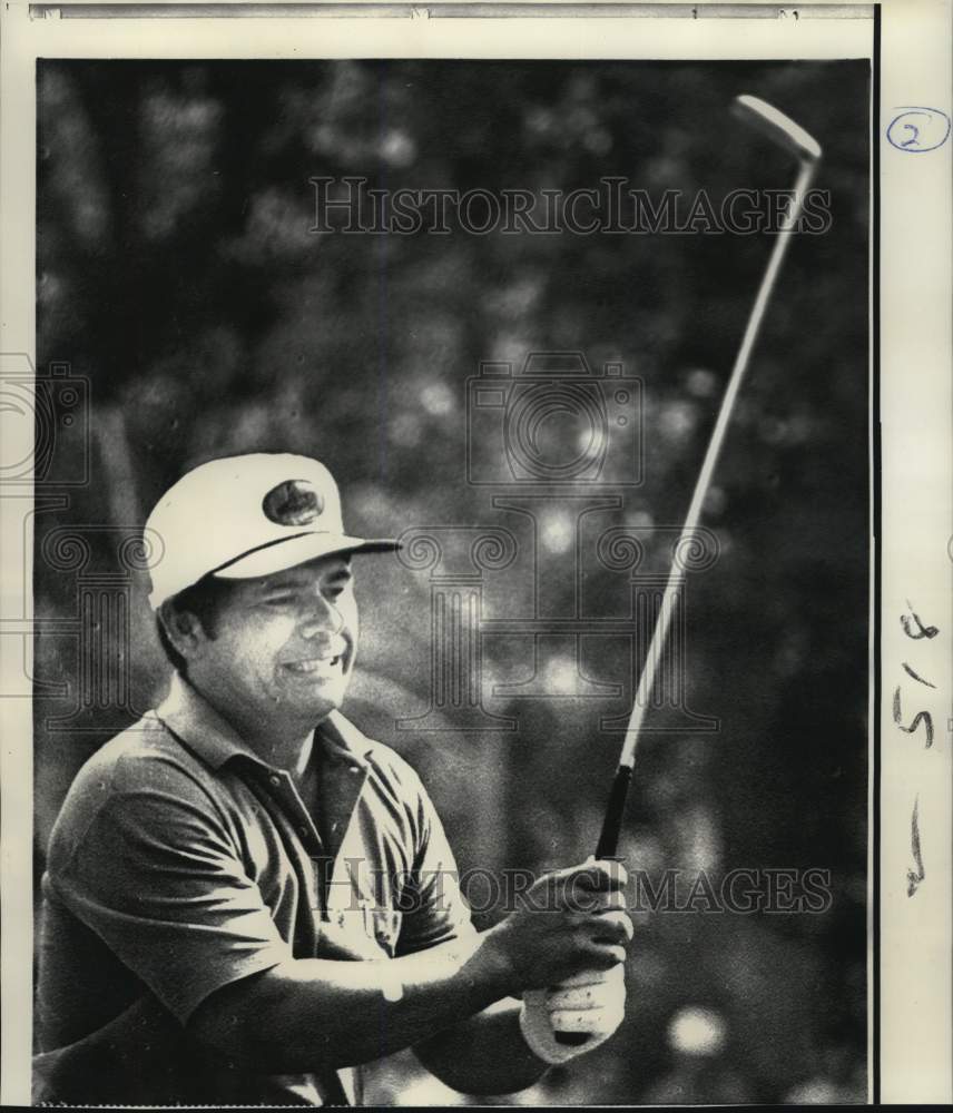 1971 Press Photo Golfer Lee Trevino at Danny Thomas Memphis Classic- Historic Images