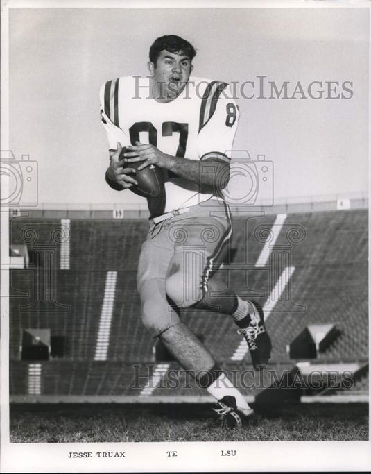 1970 Press Photo Jesse Truax, Louisiana State University Football Player- Historic Images