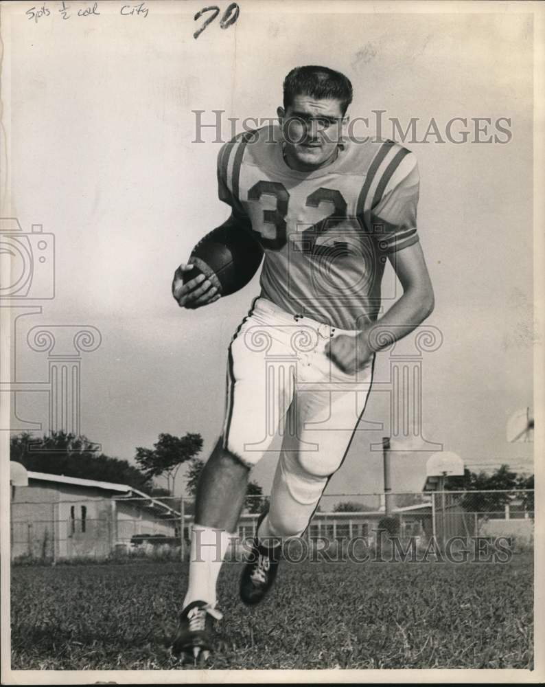 1967 Press Photo Dave Titus McDonogh, Football Player- Historic Images