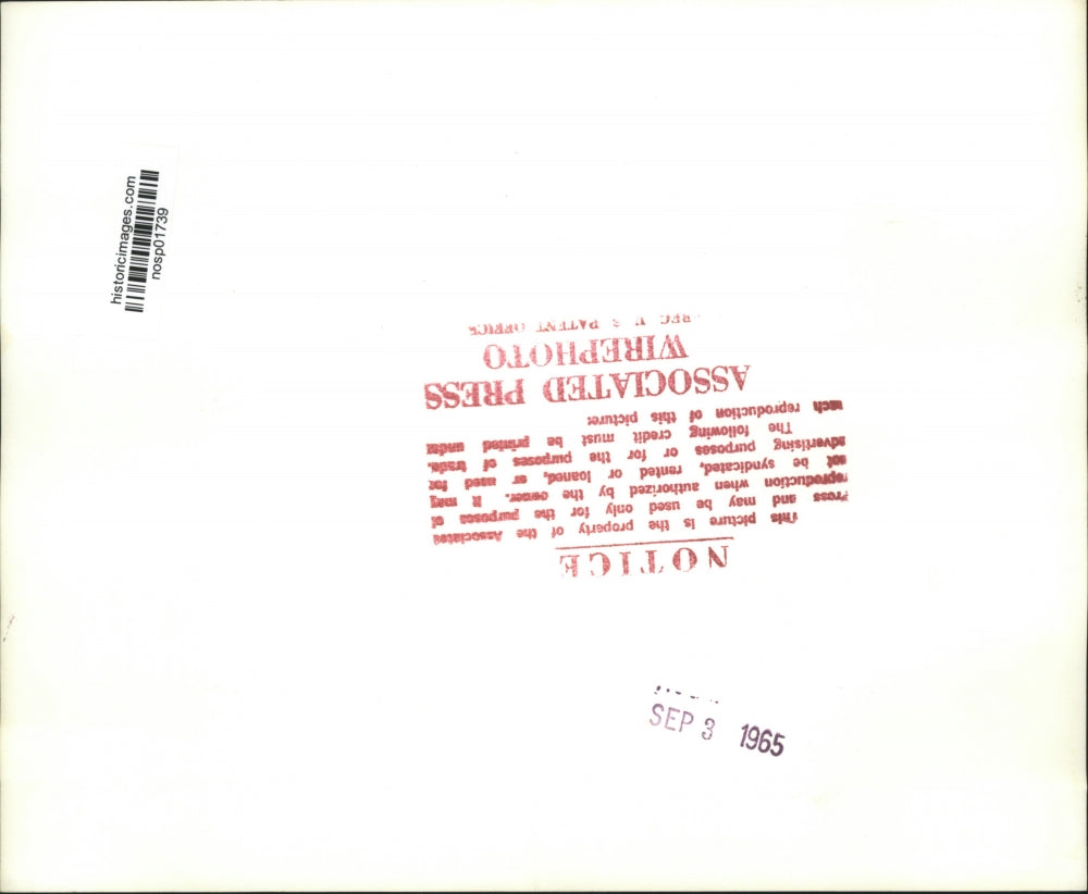 1965 Press Photo California Coast Seen from Gemini 5 Los Angeles to San Diego