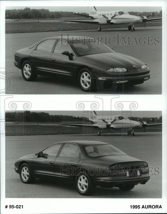  Press Photo 1995 Oldsmobile Aurora- Historic Images