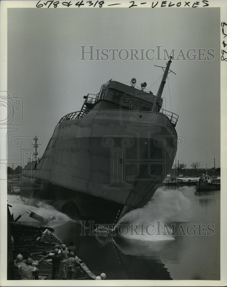 1978 Press Photo The Acadian Mariner Supply Boat for Acadian Marine Service- Historic Images