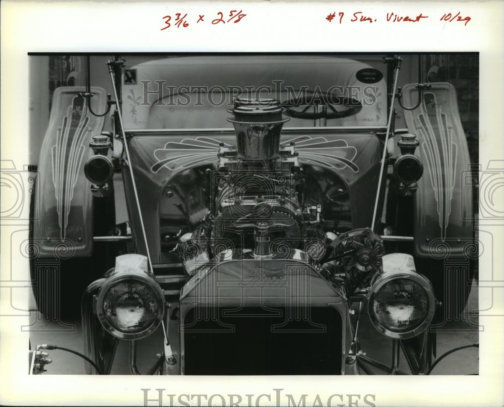 1989 Press Photo 1923 Ford T Roadster Stars in Sheriff&#39;s Benefit Car Show- Historic Images