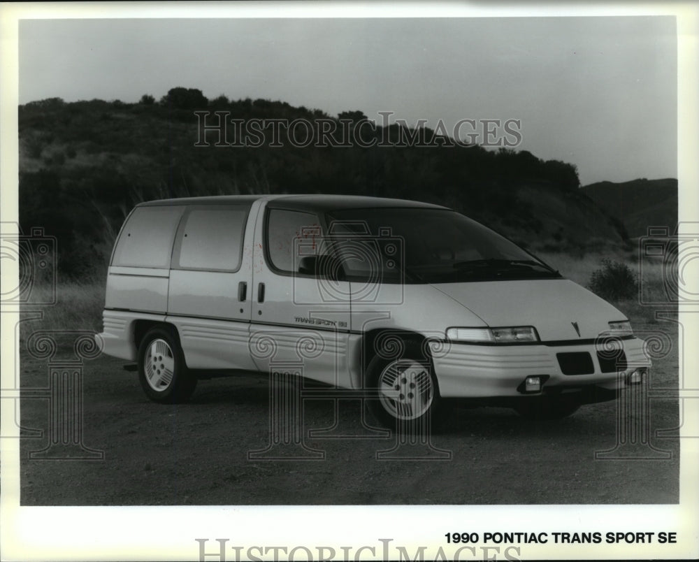 1989 Press Photo 1990 Model Pontiac Trans Sport SE Mini Van- Historic Images