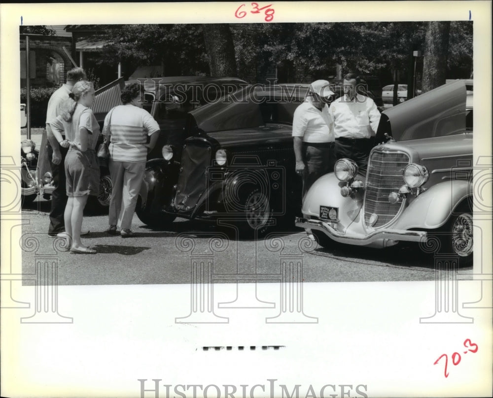 1989 Press Photo 1930&#39;s Dodge and Ford Cars at Slidell Classic Automobile Show- Historic Images