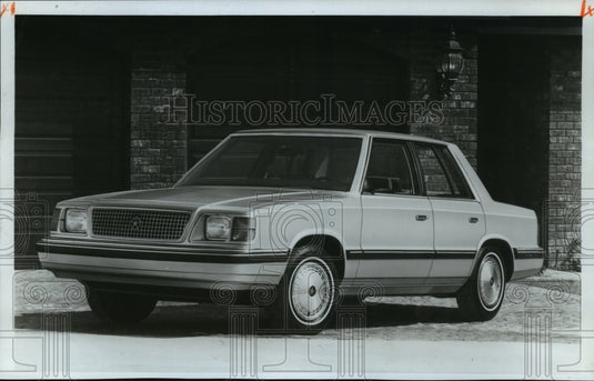 1985 Press Photo Plymouth Reliant SE K-Car- Historic Images