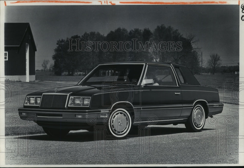 1982 Press Photo 1982 Chrysler Two-Door LeBaron: K-car- Historic Images