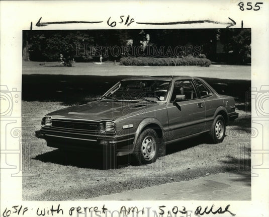 1981 Press Photo Honda's Two-Door Prelude, Sporty Import in $10,000 range- Historic Images
