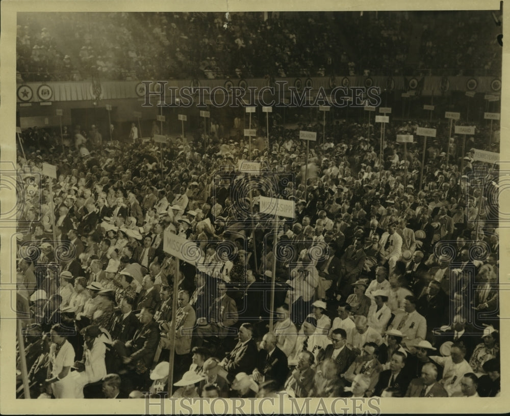 1936 Press Photo Democratic National Convention Opening in Philadelphia