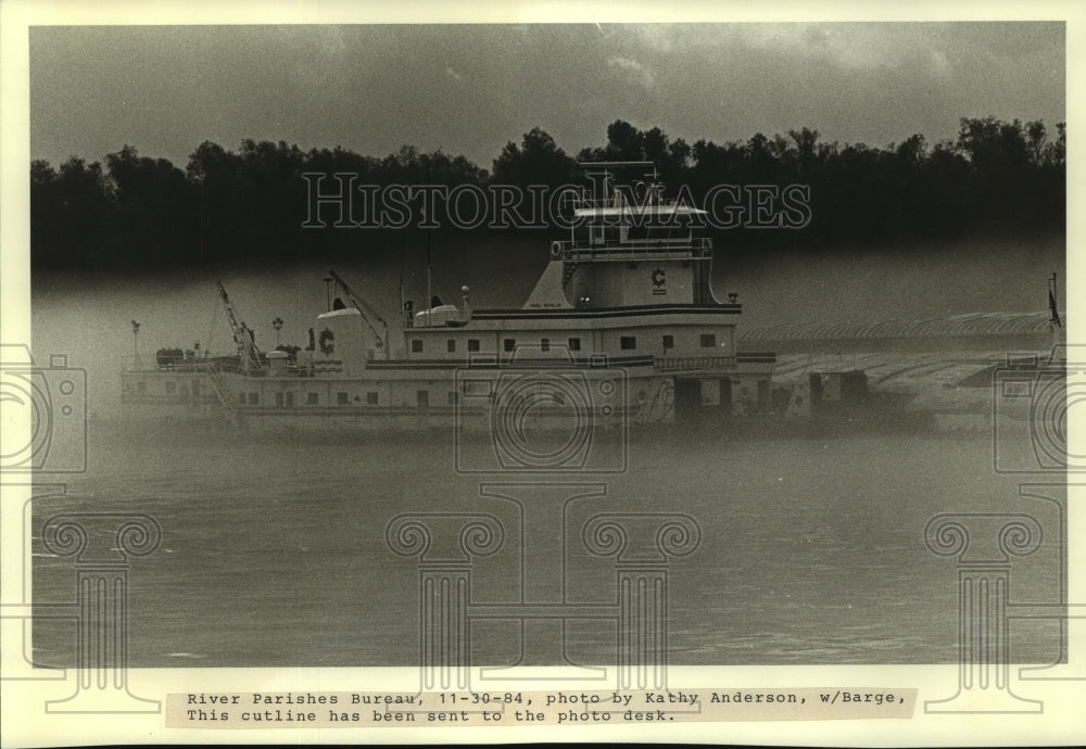 1984 Press Photo River Parish Rescue barge - not03571