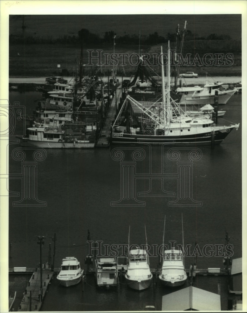 1995 Press Photo Ships at the newer Cypress Cove Marina in Venice, Italy- Historic Images