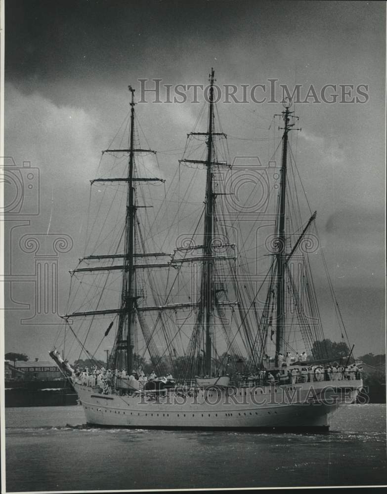 1972 Press Photo The Eagle, the United States Coast Guard&#39;s training ship- Historic Images