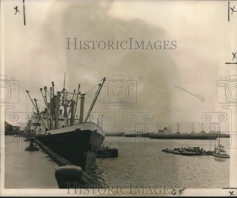 Load image into Gallery viewer, 1963 Press Photo The Mississippi River as viewed on the New Orleans riverfront
