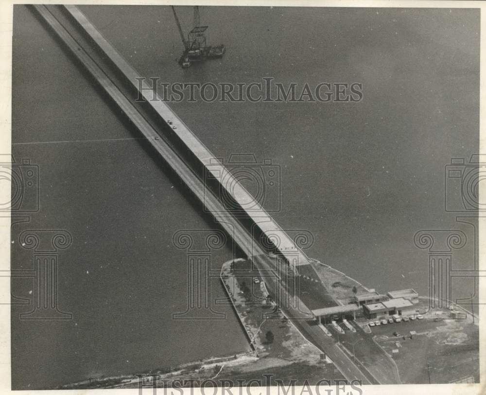 1969 Press Photo Expressway Under Construction Across Lake Pontchartrain- Historic Images