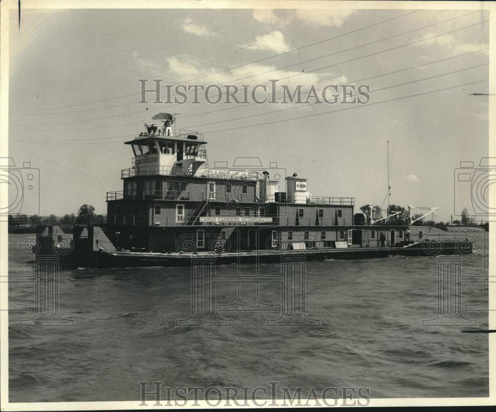 1899 Press Photo M/V John H. Macmillan Jr. christened in St. Louis, Mo. - Historic Images