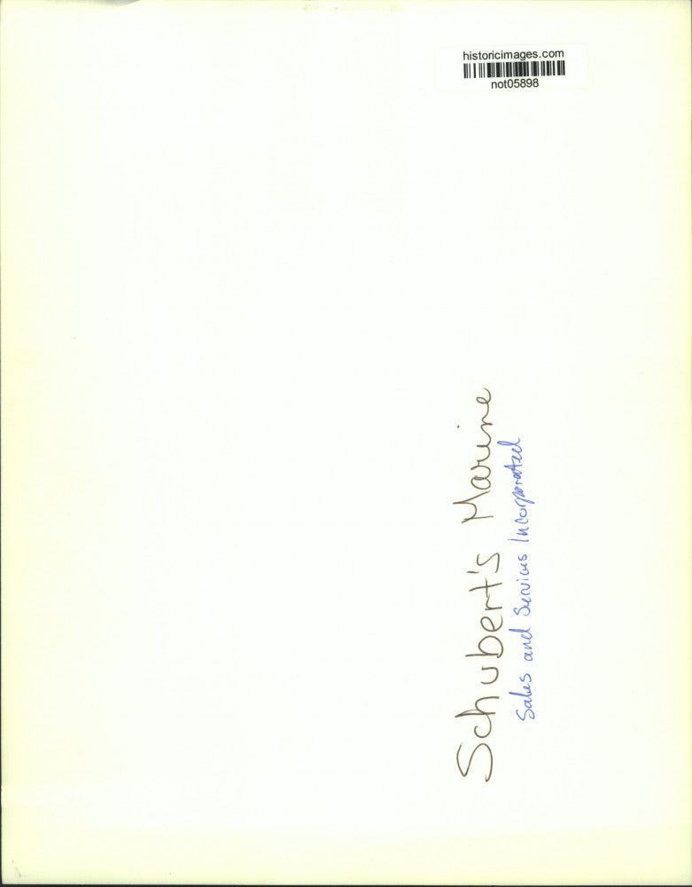 Load image into Gallery viewer, Press Photo Schubert's Marine Sales &amp; Services Incorporated shipyard - not05898
