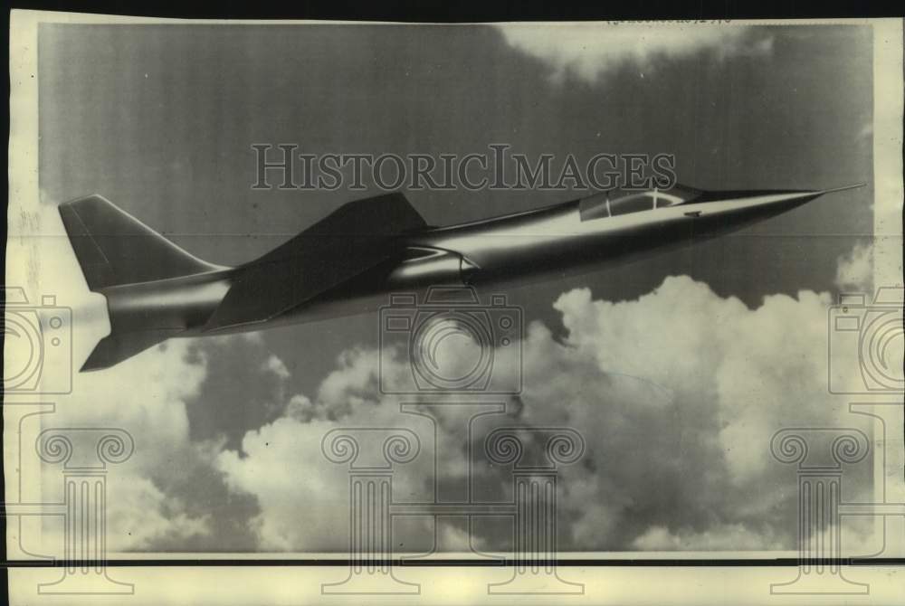 1970 Press Photo Lockheed's CL-1200 Lockheed Lancer fighter plane scale model