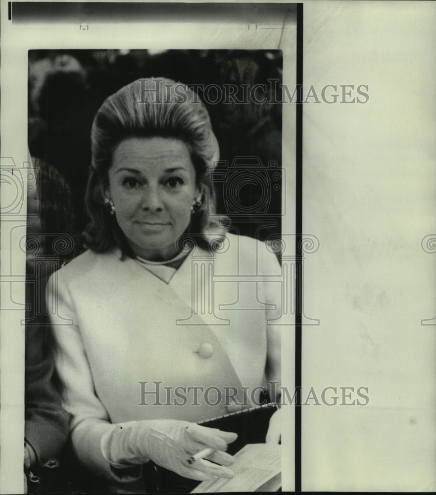 1968 Press Photo New York-Anne M&#39;Donnell Ford, engaged to lawyer, Deane Johnson.