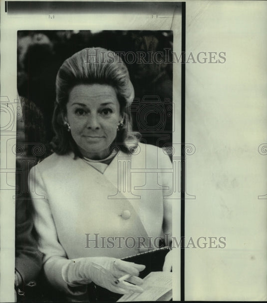 1968 Press Photo New York-Anne M'Donnell Ford, engaged to lawyer, Deane Johnson.