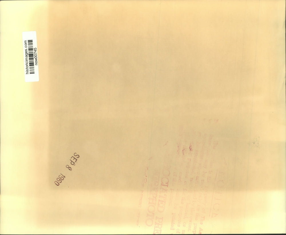 1960 Press Photo Extortion plot principals: (R) state's witness & (L) defendants